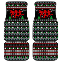 Running Oh What Fun Christmas Car Mats Xmas Holiday Patterns - Wonder Print Shop