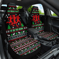 Running Oh What Fun Christmas Car Seat Cover Xmas Holiday Patterns - Wonder Print Shop