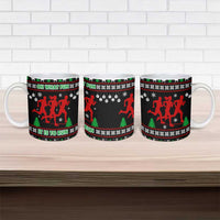 Running Oh What Fun Christmas Ceramic Mug Xmas Holiday Patterns - Wonder Print Shop