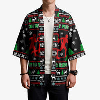 Running Oh What Fun Christmas Kimono Xmas Holiday Patterns - Wonder Print Shop