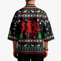Running Oh What Fun Christmas Kimono Xmas Holiday Patterns - Wonder Print Shop
