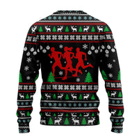 Running Oh What Fun Christmas Ugly Christmas Sweater Xmas Holiday Patterns - Wonder Print Shop