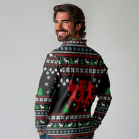 Running Oh What Fun Christmas Long Sleeve Polo Shirt Xmas Holiday Patterns - Wonder Print Shop
