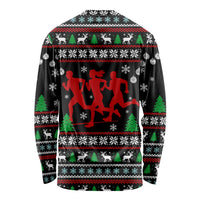 Running Oh What Fun Christmas Long Sleeve Shirt Xmas Holiday Patterns - Wonder Print Shop
