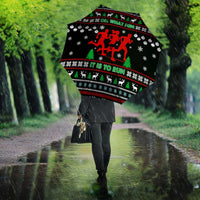 Running Oh What Fun Christmas Umbrella Xmas Holiday Patterns - Wonder Print Shop