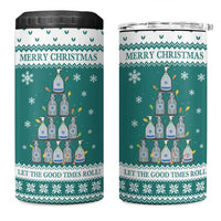 Sanitizer Merry Christmas 4 in 1 Can Cooler Tumbler Xmas Holiday Patterns - Wonder Print Shop