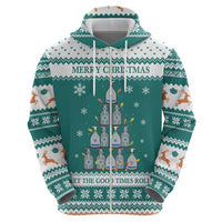 Sanitizer Merry Christmas Hoodie Xmas Holiday Patterns - Wonder Print Shop