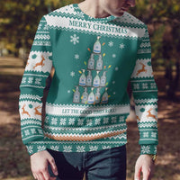 Sanitizer Merry Christmas Ugly Christmas Sweater Xmas Holiday Patterns - Wonder Print Shop