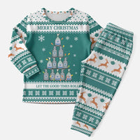 Sanitizer Merry Christmas Pajama Set Xmas Holiday Patterns - Wonder Print Shop