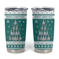 Sanitizer Merry Christmas Tumbler Cup Xmas Holiday Patterns - Wonder Print Shop