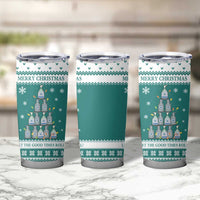 Sanitizer Merry Christmas Tumbler Cup Xmas Holiday Patterns - Wonder Print Shop