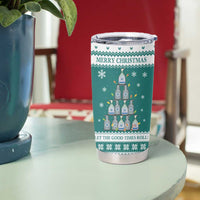 Sanitizer Merry Christmas Tumbler Cup Xmas Holiday Patterns - Wonder Print Shop