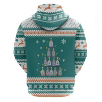 Sanitizer Merry Christmas Zip Hoodie Xmas Holiday Patterns - Wonder Print Shop