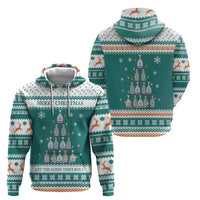 Sanitizer Merry Christmas Zip Hoodie Xmas Holiday Patterns - Wonder Print Shop