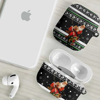 Santa Claus Fishing Christmas AirPods Case Xmas Holiday Patterns - Wonder Print Shop