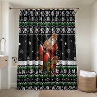 Santa Claus Fishing Christmas Bathroom Set Xmas Holiday Patterns - Wonder Print Shop