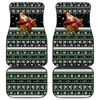 Santa Claus Fishing Christmas Car Mats Xmas Holiday Patterns - Wonder Print Shop
