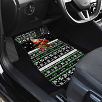 Santa Claus Fishing Christmas Car Mats Xmas Holiday Patterns - Wonder Print Shop