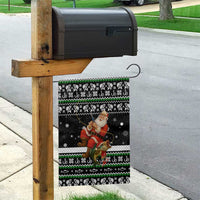Santa Claus Fishing Christmas Garden Flag Xmas Holiday Patterns - Wonder Print Shop