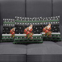 Santa Claus Fishing Christmas Pillow Cover Xmas Holiday Patterns - Wonder Print Shop