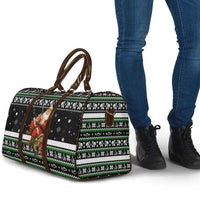 Santa Claus Fishing Christmas Travel Bag Xmas Holiday Patterns - Wonder Print Shop