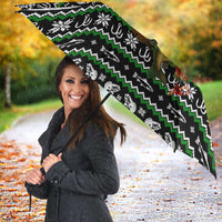 Santa Claus Fishing Christmas Umbrella Xmas Holiday Patterns - Wonder Print Shop