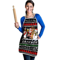 Santa Claus Jesus Friend of Christmas Apron Xmas Holiday Patterns - Wonder Print Shop