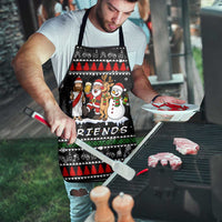 Santa Claus Jesus Friend of Christmas Apron Xmas Holiday Patterns - Wonder Print Shop