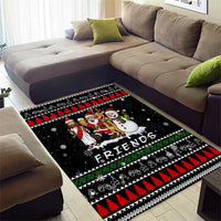 Santa Claus Jesus Friend of Christmas Area Rug Xmas Holiday Patterns - Wonder Print Shop