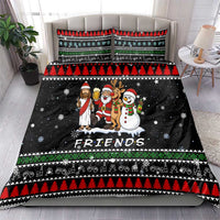Santa Claus Jesus Friend of Christmas Bedding Set Xmas Holiday Patterns - Wonder Print Shop