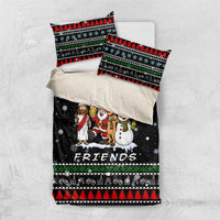 Santa Claus Jesus Friend of Christmas Bedding Set Xmas Holiday Patterns - Wonder Print Shop