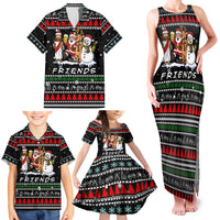 Santa Claus Jesus Friend of Christmas Family Matching Tank Maxi Dress and Hawaiian Shirt Xmas Holiday Patterns - Wonder Print Shop