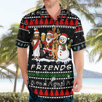 Santa Claus Jesus Friend of Christmas Hawaiian Shirt Xmas Holiday Patterns - Wonder Print Shop
