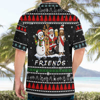Santa Claus Jesus Friend of Christmas Hawaiian Shirt Xmas Holiday Patterns - Wonder Print Shop