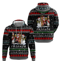 Santa Claus Jesus Friend of Christmas Hoodie Xmas Holiday Patterns - Wonder Print Shop