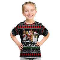 Santa Claus Jesus Friend of Christmas Kid T Shirt Xmas Holiday Patterns - Wonder Print Shop