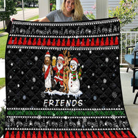 Santa Claus Jesus Friend of Christmas Quilt Xmas Holiday Patterns - Wonder Print Shop
