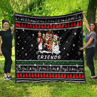 Santa Claus Jesus Friend of Christmas Quilt Xmas Holiday Patterns - Wonder Print Shop
