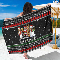Santa Claus Jesus Friend of Christmas Sarong Xmas Holiday Patterns - Wonder Print Shop
