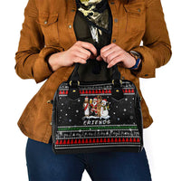 Santa Claus Jesus Friend of Christmas Shoulder Handbag Xmas Holiday Patterns - Wonder Print Shop