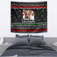 Santa Claus Jesus Friend of Christmas Tapestry Xmas Holiday Patterns - Wonder Print Shop