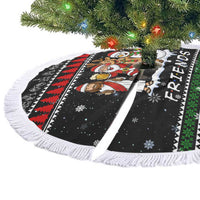 Santa Claus Jesus Friend of Christmas Tree Skirt Xmas Holiday Patterns - Wonder Print Shop