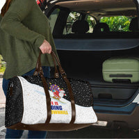 Santa Claus Ski My Life Is Going Downhill Christmas Travel Bag Xmas Holiday Patterns - Wonder Print Shop
