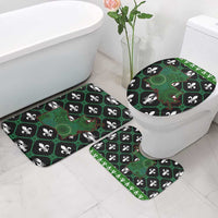 Louisiana USA Symbols Pattern Christmas Bathroom Set Xmas Holiday Patterns - Wonder Print Shop