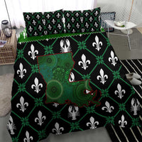Louisiana USA Symbols Pattern Christmas Bedding Set Xmas Holiday Patterns - Wonder Print Shop