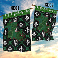 Louisiana USA Symbols Pattern Christmas Garden Flag Xmas Holiday Patterns - Wonder Print Shop
