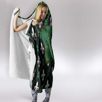 Louisiana USA Symbols Pattern Christmas Hooded Blanket Xmas Holiday Patterns - Wonder Print Shop