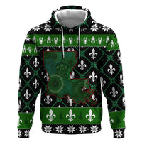 Louisiana USA Symbols Pattern Christmas Hoodie Xmas Holiday Patterns - Wonder Print Shop