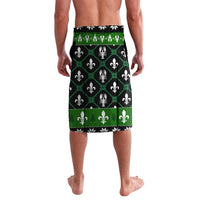 Louisiana USA Symbols Pattern Christmas Lavalava Xmas Holiday Patterns - Wonder Print Shop