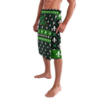 Louisiana USA Symbols Pattern Christmas Lavalava Xmas Holiday Patterns - Wonder Print Shop